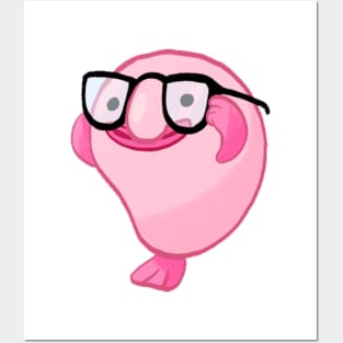 Nerd Blobfish Posters and Art